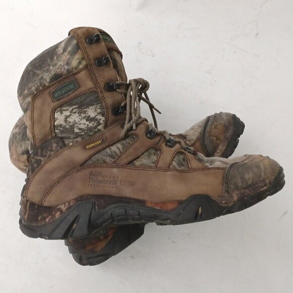 ? Wolverine Camo Gore-Tex Thinsulate Lace Up Boots Size 10 ? main image 9